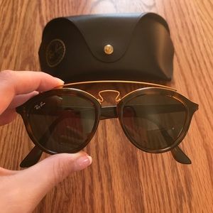 Ray-Ban Gatsby Tortoise and Gold Sunglasses